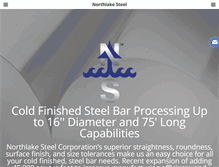 Tablet Screenshot of northlakesteel.com